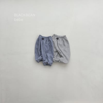 BEAN08｜(65-120cm) 條紋縮口褲1