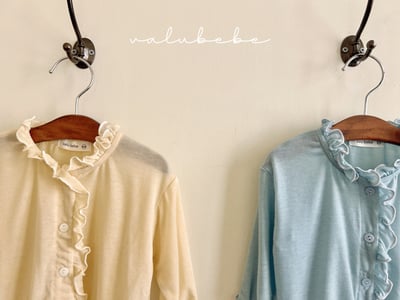 Valubebe 45｜(65-90cm) 花邊鈕釦外套3