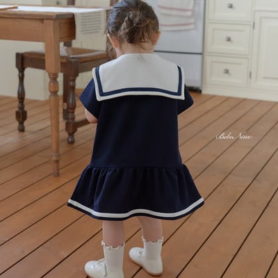 bebe nine22  (65cm-115cm) 3色英倫學院風連身裙17