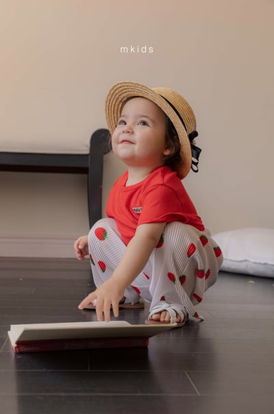 M-KIDS31｜(65-115cm) HELLO印花上衣11