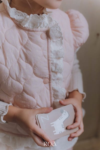 ROA09｜(80cm-120cm) 2色菱格蕾絲邊鋪棉背心13