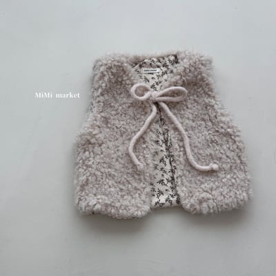 mimi market10 (65-85cm)  蝴蝶結背心外套6