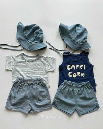 AOSTA19｜(6m-5y) 4款拼色條紋上衣9