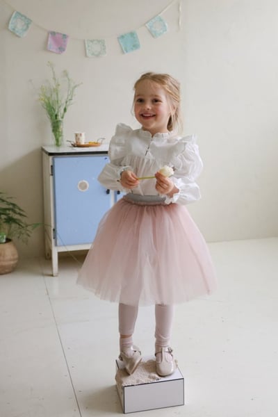 FLO23｜(75-140) 3色薄紗內搭褲裙6