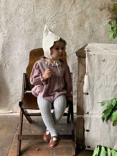 JE563｜(66-120cm) 蕾絲花邊領包屁衣/洋裝17