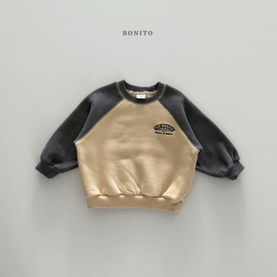 Bonito54｜(75cm-125cm) 撞色休閒上衣4