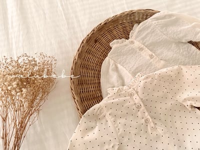 Valubebe68｜(65-90) 荷葉花邊襯衫6