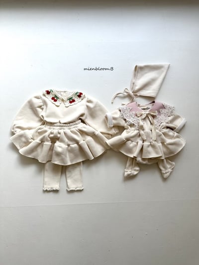 Bloom.b26｜(85cm-125cm) 荷葉刷毛褲裙3