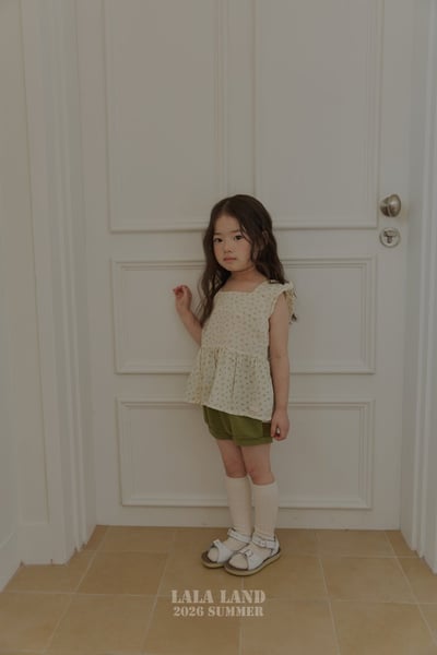 lala land49｜(75-120cm) 2色荷葉無袖背心13