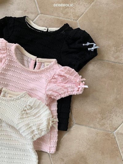Bebe holic42｜(3m-18m) 公主泡泡袖上衣3