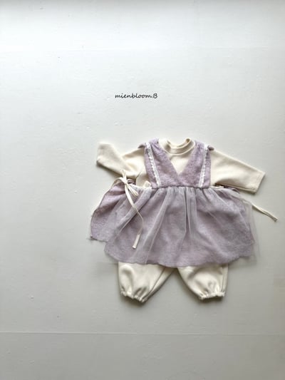 Bloom.b44｜(0m-24m/85cm-125cm) 蕾絲薄紗背心洋裝14