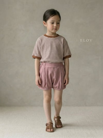 Mon petit14｜(73-118cm) 棉麻抓皺短褲6