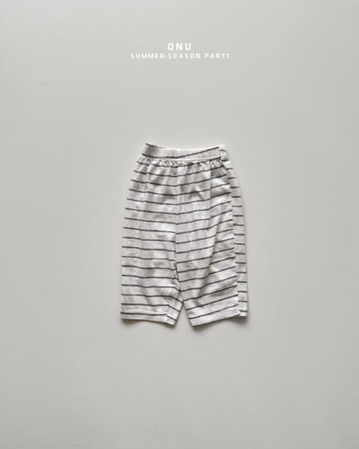 onu19｜(70cm-115cm) 條紋八分褲4