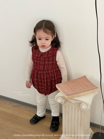 JE 422｜(100-110cm)  白素色打底褲（含襪套）10