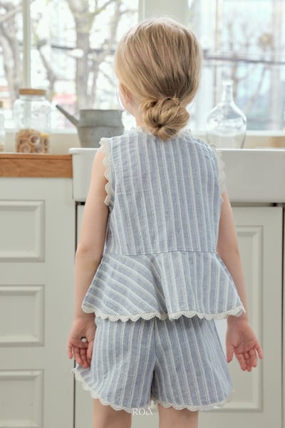 ROA02｜(6m-18m) 2色蕾絲波浪邊套裝11