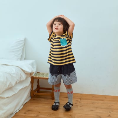 1st blue04｜(~93-118cm) 恐龍短褲4