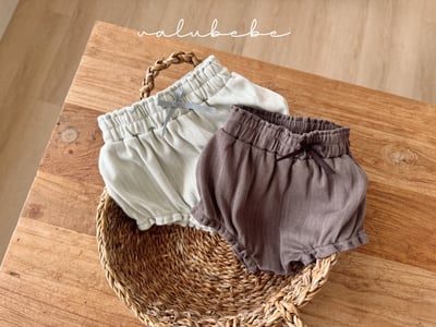 Valubebe 44｜(65-80cm) 編織紋鬆緊短褲1