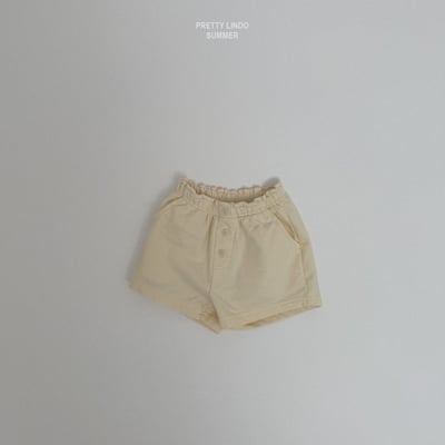 Lindo20｜(80-125) 鈕扣棉質短褲4