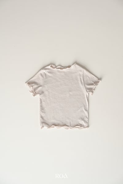 ROA27｜(6m-18m) 3色捲邊素面上衣20