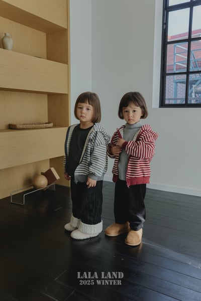 lala land63｜(75cm-120cm) 2色條紋連帽外套11