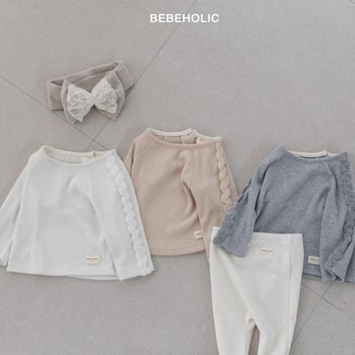 Bebe holic15｜(3m-18m) 波浪邊上衣10