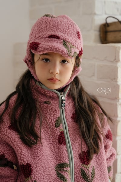 OREN29｜(free) 羊羔毛鬱金香保暖帽12