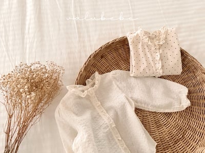 Valubebe68｜(65-90) 荷葉花邊襯衫2