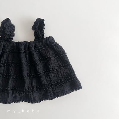 my_bebe34｜(80-120cm) 荷葉邊無袖上衣5