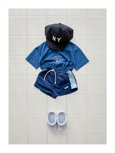 onu15｜(70cm-115cm) 網眼撞色短褲13