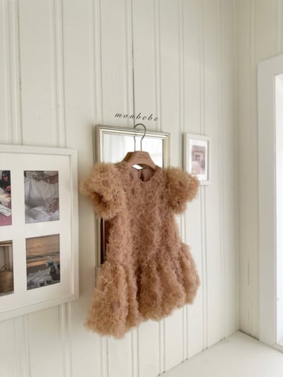 MONBEBE20｜(1y-8y) 層次薄紗洋裝3