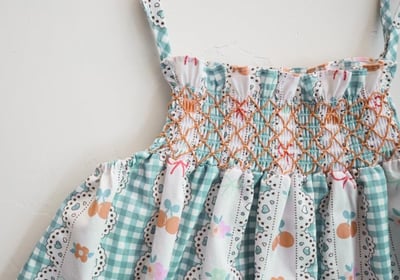 FLO10｜(75-140) 3色櫻桃碎花細肩洋裝25