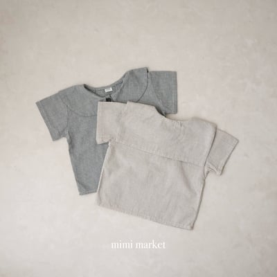 mimi market08 (75-90cm)  格子翻領襯衫3