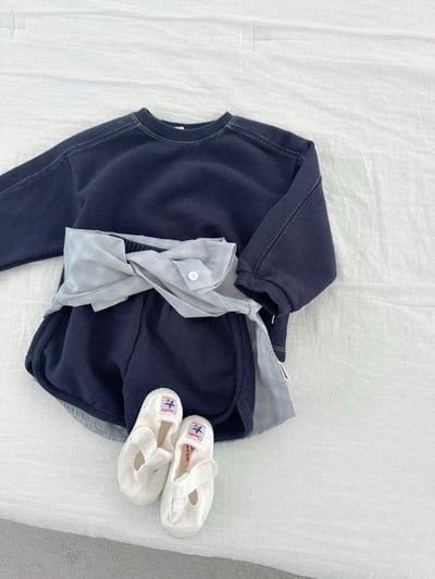 MiniRobe28｜(70-110) 滾線棉質休閒上衣6