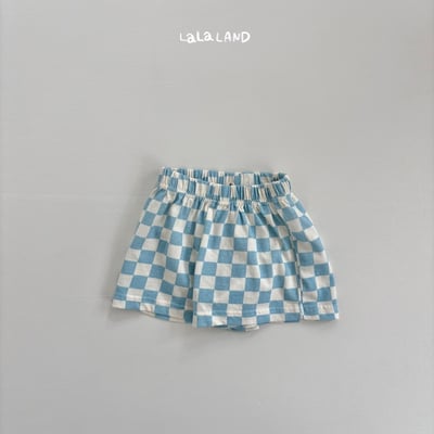 lala land69｜(75-120cm) 3色經典棋盤格紋短褲21