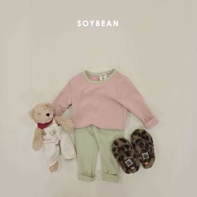 Soybean57｜(75cm-118cm) 撞色內刷毛套裝13