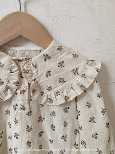 JE576｜(73-100cm) 花邊翻領襯衫4