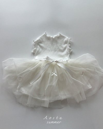 AOSTA65｜(6m-5y) 3款山茶花蕾絲連身裙7