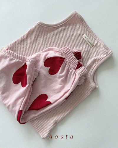 AOSTA10｜(6m-5y) 7色無袖小標素色上衣22