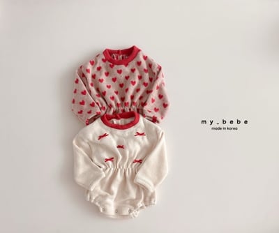 my_bebe21｜(-6m-12m-) 刷毛束腰印花包屁衣9