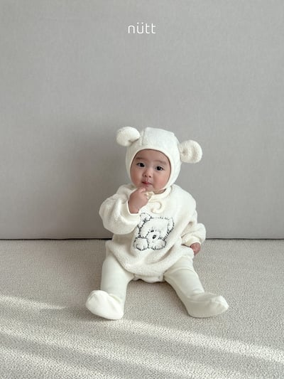 Nutt06｜(3m-16m) 小熊刷毛含小熊帽14