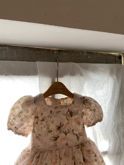 Anne Shirley29｜(3m-18m) 3色古典玫瑰花卉洋裝包屁15