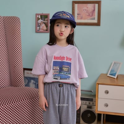 BEAN08｜(65-120cm) 條紋縮口褲9