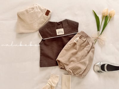 Valubebe 10｜(65-90cm) 無袖大領襯衫7