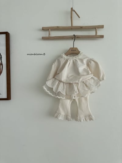 Bloom.b33｜(0m-7y) 蕾絲花邊喇叭褲15