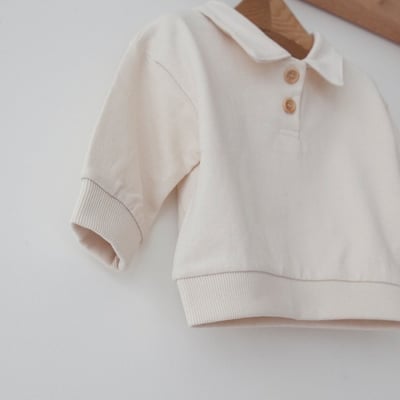 LEMONADE51｜(55cm-85cm) 2色有領素面上衣9