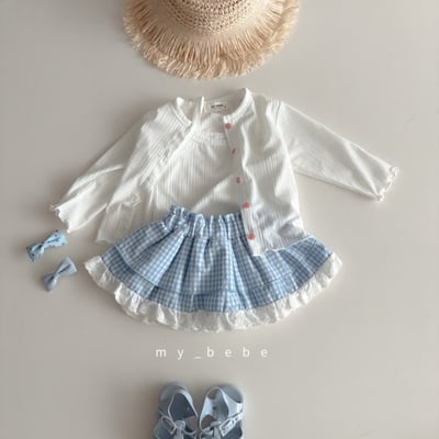 my_bebe27｜(80-120cm) 格紋蓬蓬褲裙17