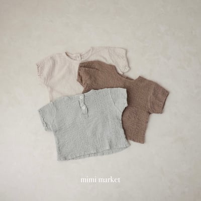 mimi market05 (75-90cm)  素色皺褶襯衫1