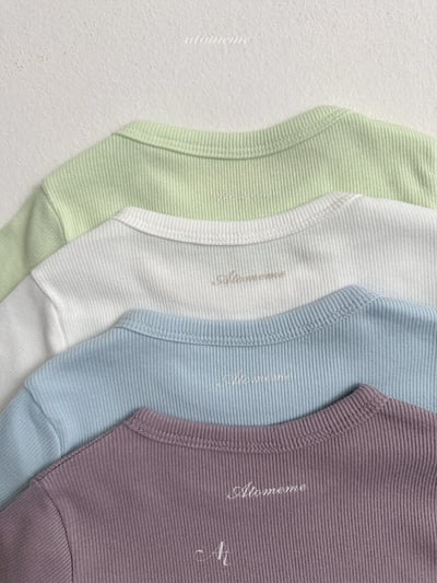 Atomeme35｜(70-110) 素面羅紋上衣2