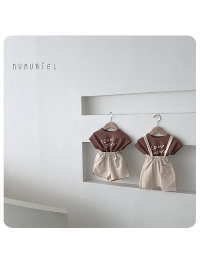 NUNU BIEL24｜(65-115cm) 素色棉質短褲8