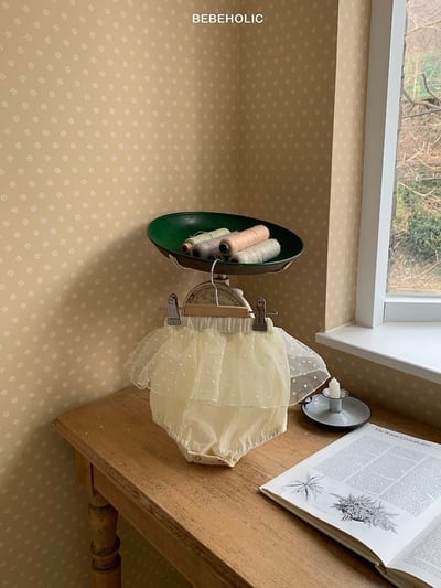 Bebe holic09｜(3m-18m) 爆米花蕾絲褲11